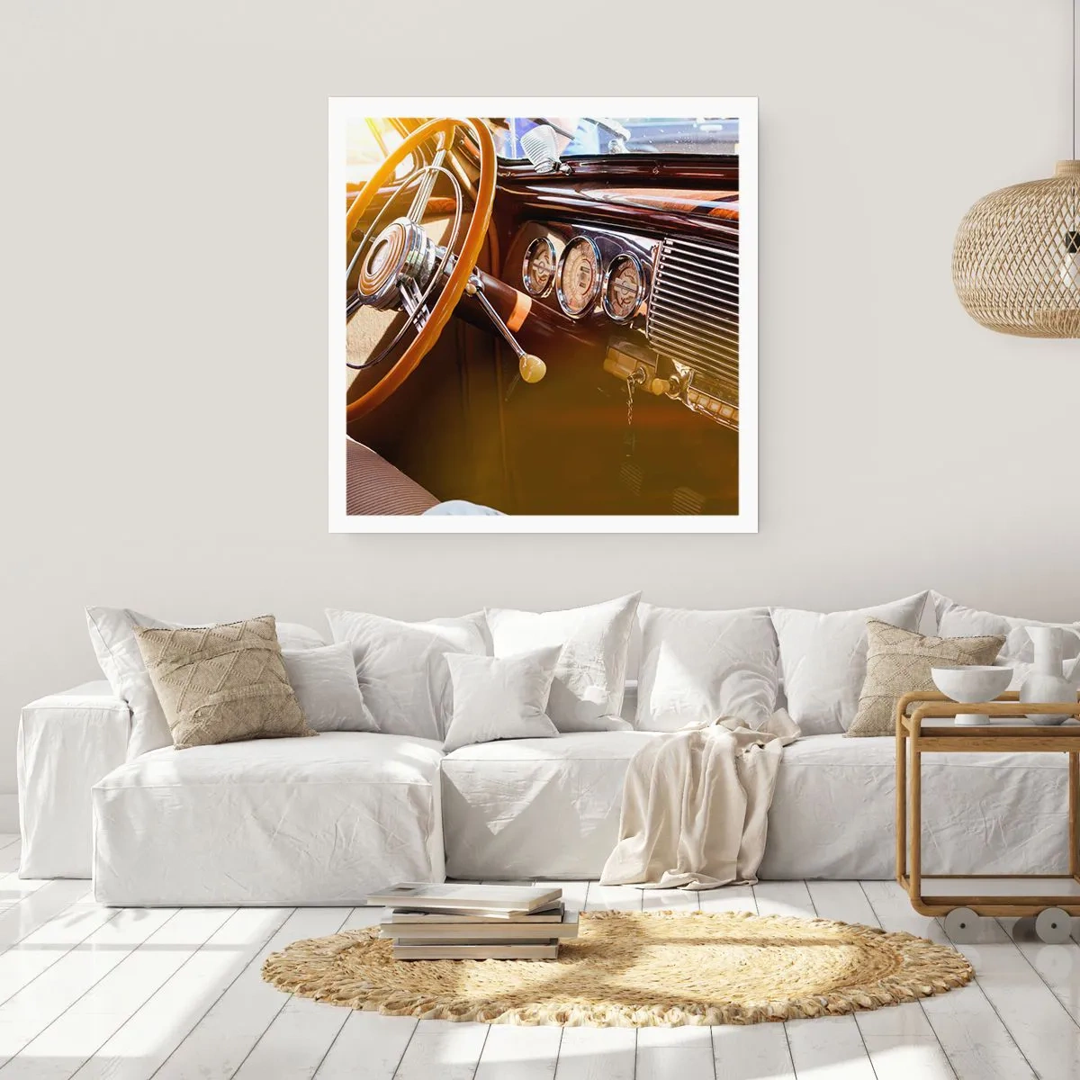 Affiche - Poster - Souffle de luxe venu du passé - 50x50 cm