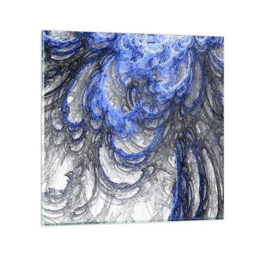 Impression sur verre - Image sur verre - La naissance d'une vague - 70x70 cm