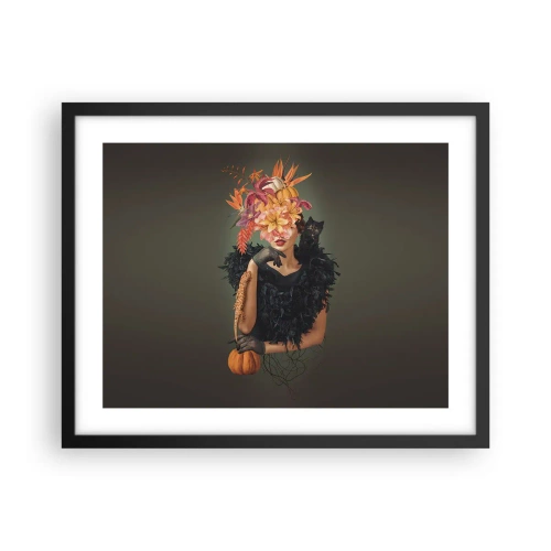 Affiche dans un cadre noir - Poster - Sort de sorcière - 50x40 cm