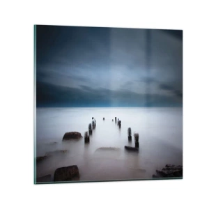 Impression sur verre - Image sur verre - Lac pensif - 30x30 cm