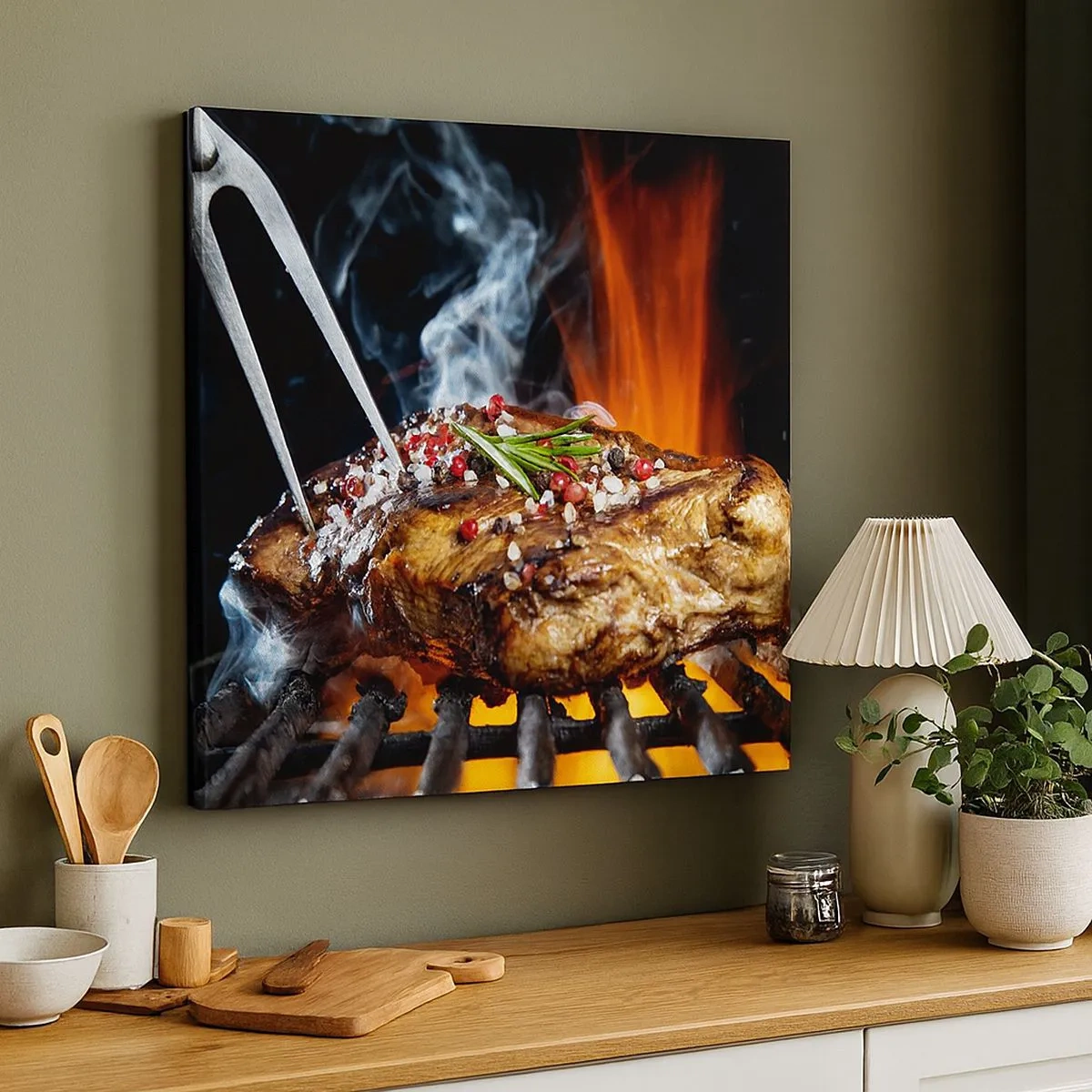 Impression sur toile - Image sur toile - Juteux et parfumé - 30x30 cm