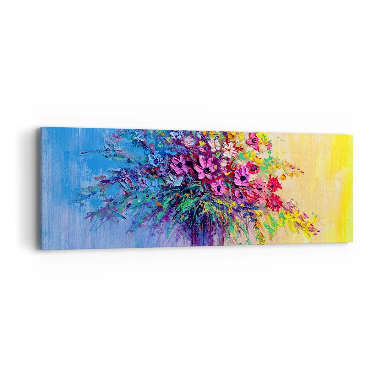 Impression sur toile - Image sur toile - Cadeau d'été de la prairie - 90x30 cm