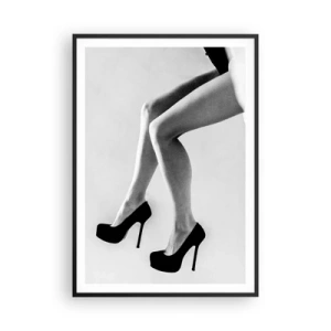 Affiche dans un cadre noir - Poster - Féminité éternelle - 70x100 cm