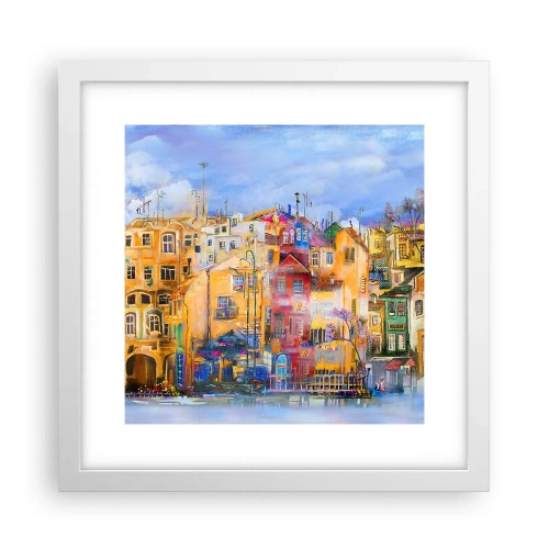 Affiche dans un cadre blanc - Poster - Nous sommes ensemble - 30x30 cm