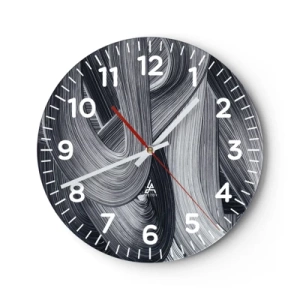 Horloge murale - Pendule murale - La fluidité de la réalité - 30x30 cm