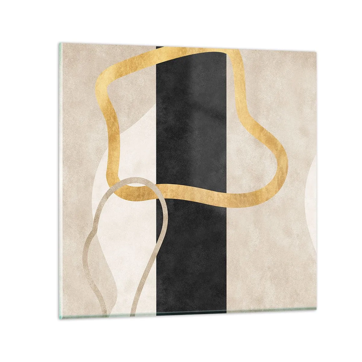 Impression sur verre - Image sur verre - Formes emmellées - 50x50 cm