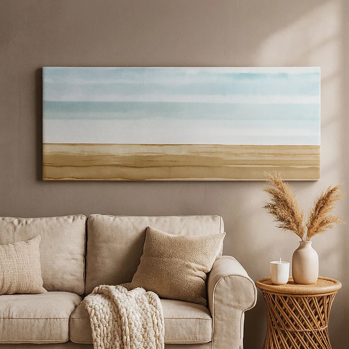 Impression sur toile - Image sur toile - Réconfort - 100x40 cm