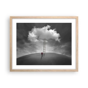 Affiche dans un chêne clair - Poster - Tout est possible - 50x40 cm