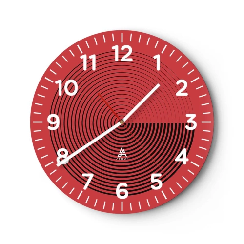 Horloge murale - Pendule murale - Mouvement circulaire - 30x30 cm