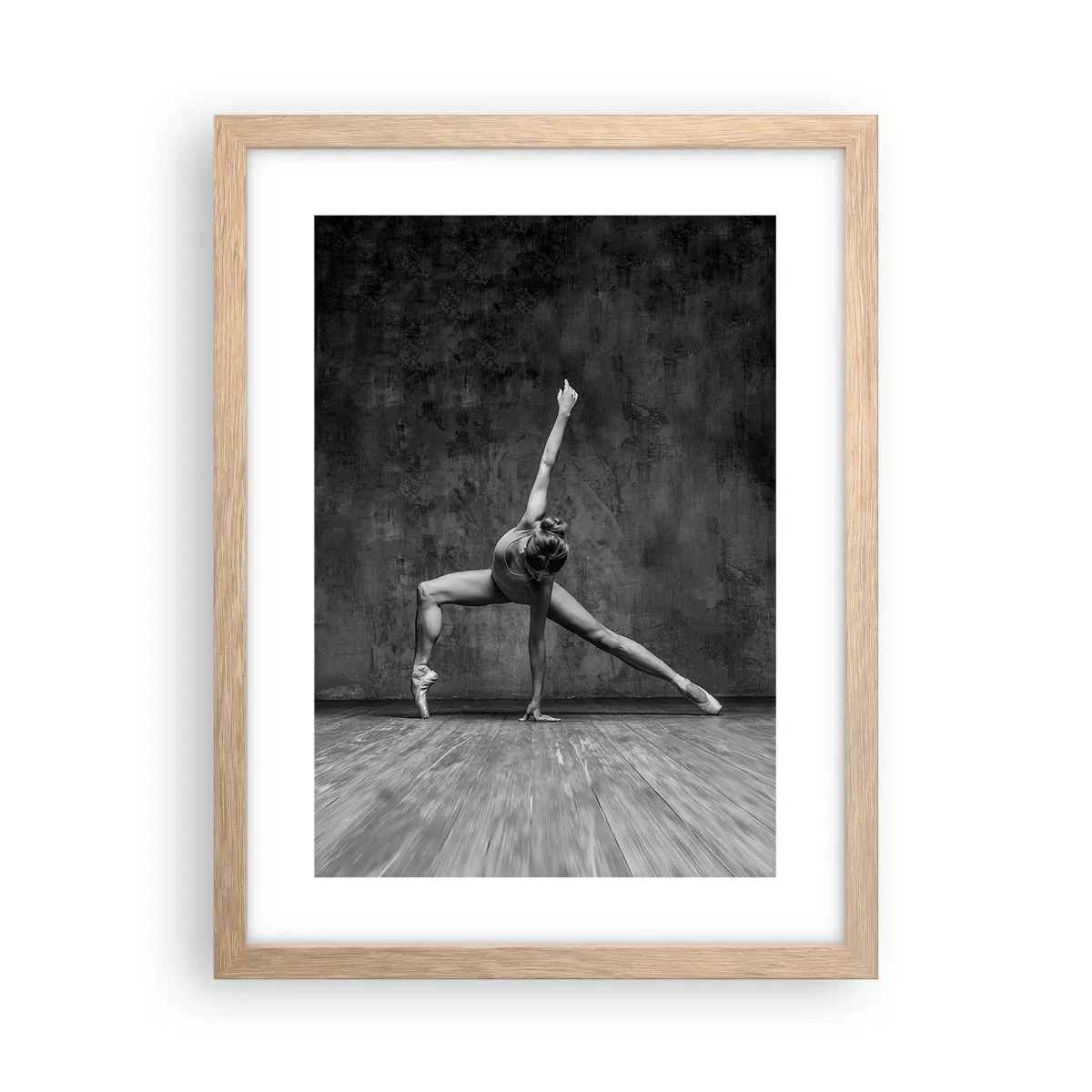 Affiche dans un chêne clair - Poster - Balance idéale - 30x40 cm