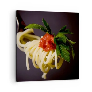 Impression sur toile - Image sur toile - Une bouchée savoureuse - 50x50 cm