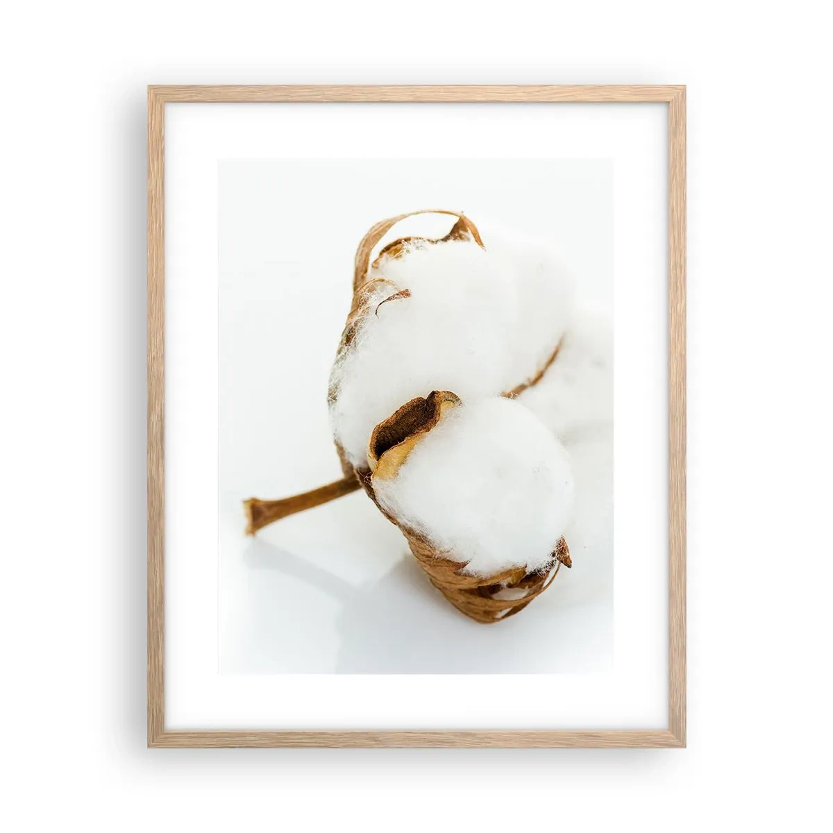 Affiche dans un chêne clair - Poster - Doux par nature - 40x50 cm