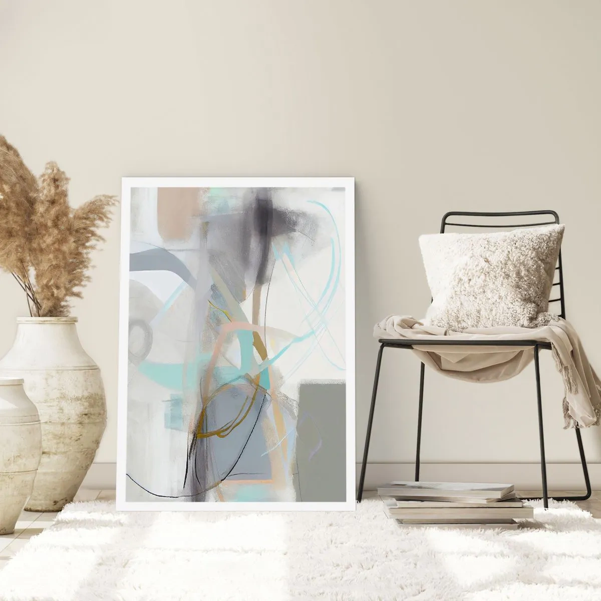 Affiche - Poster - Abstraction brumeuse - 30x40 cm