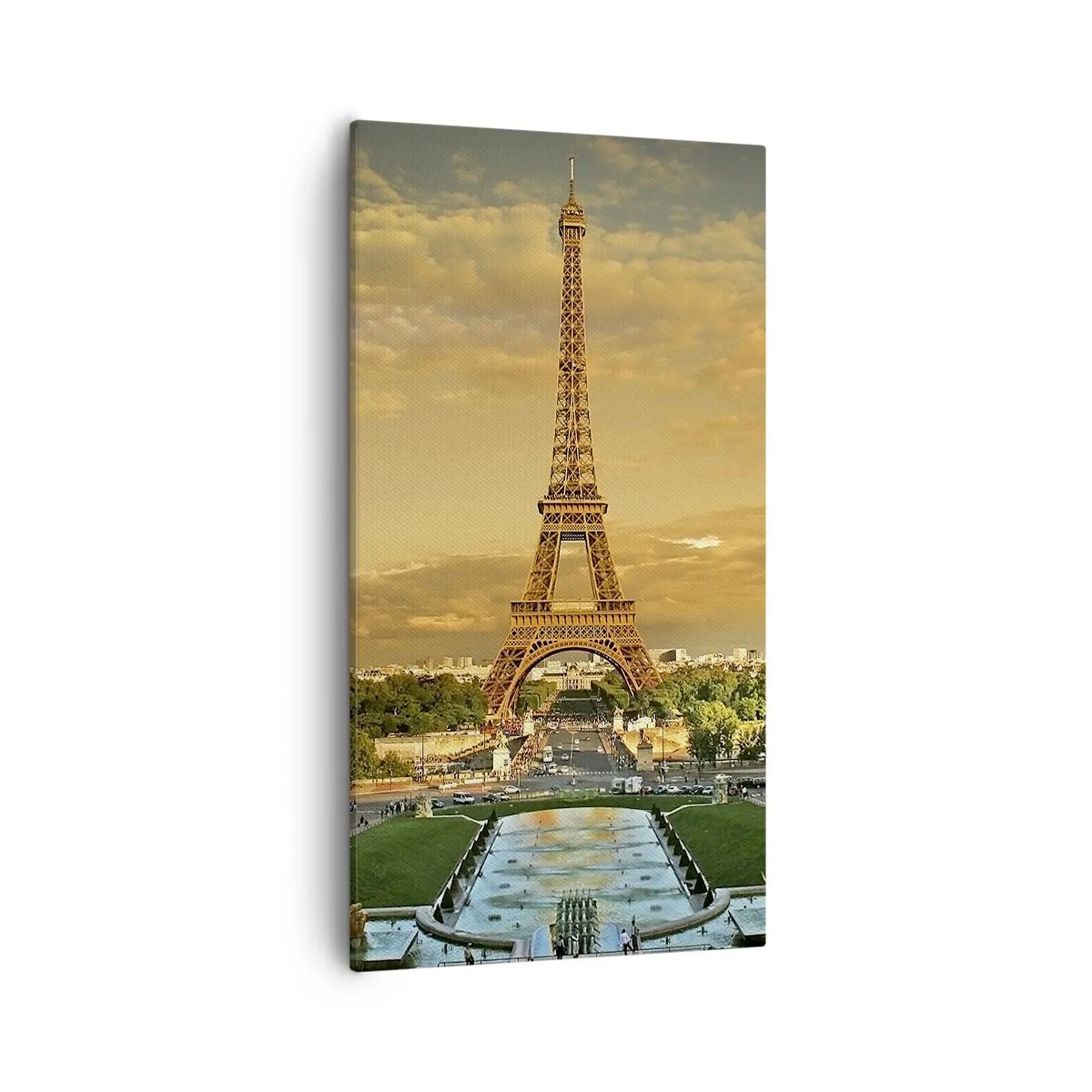 Impression sur toile - Image sur toile - La reine de Paris - 55x100 cm