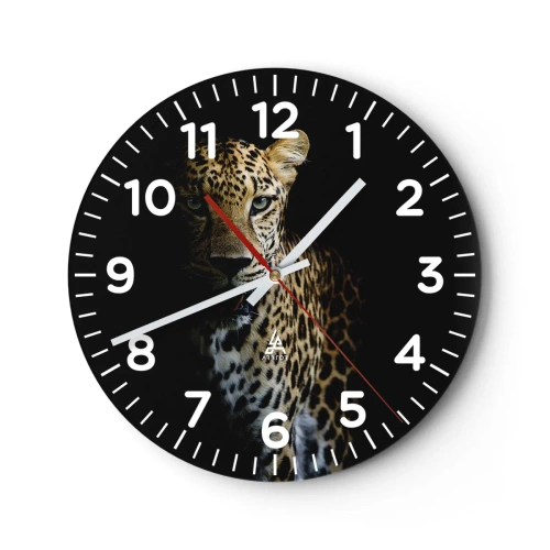 Horloge murale - Pendule murale - Beauté sombre - 30x30 cm
