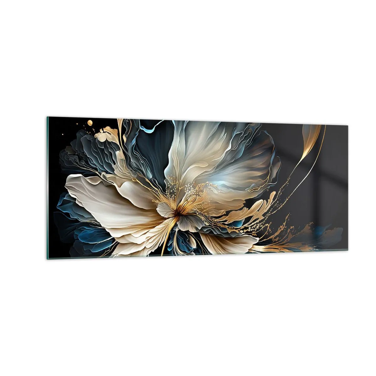 Impression sur verre - Image sur verre - Fleur de fougère de conte de fées - 100x40 cm