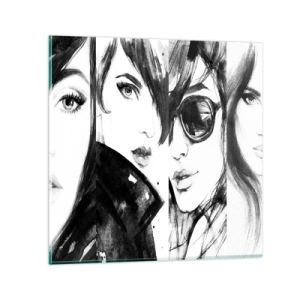 Impression sur verre - Image sur verre - La beauté multipliée - 40x40 cm