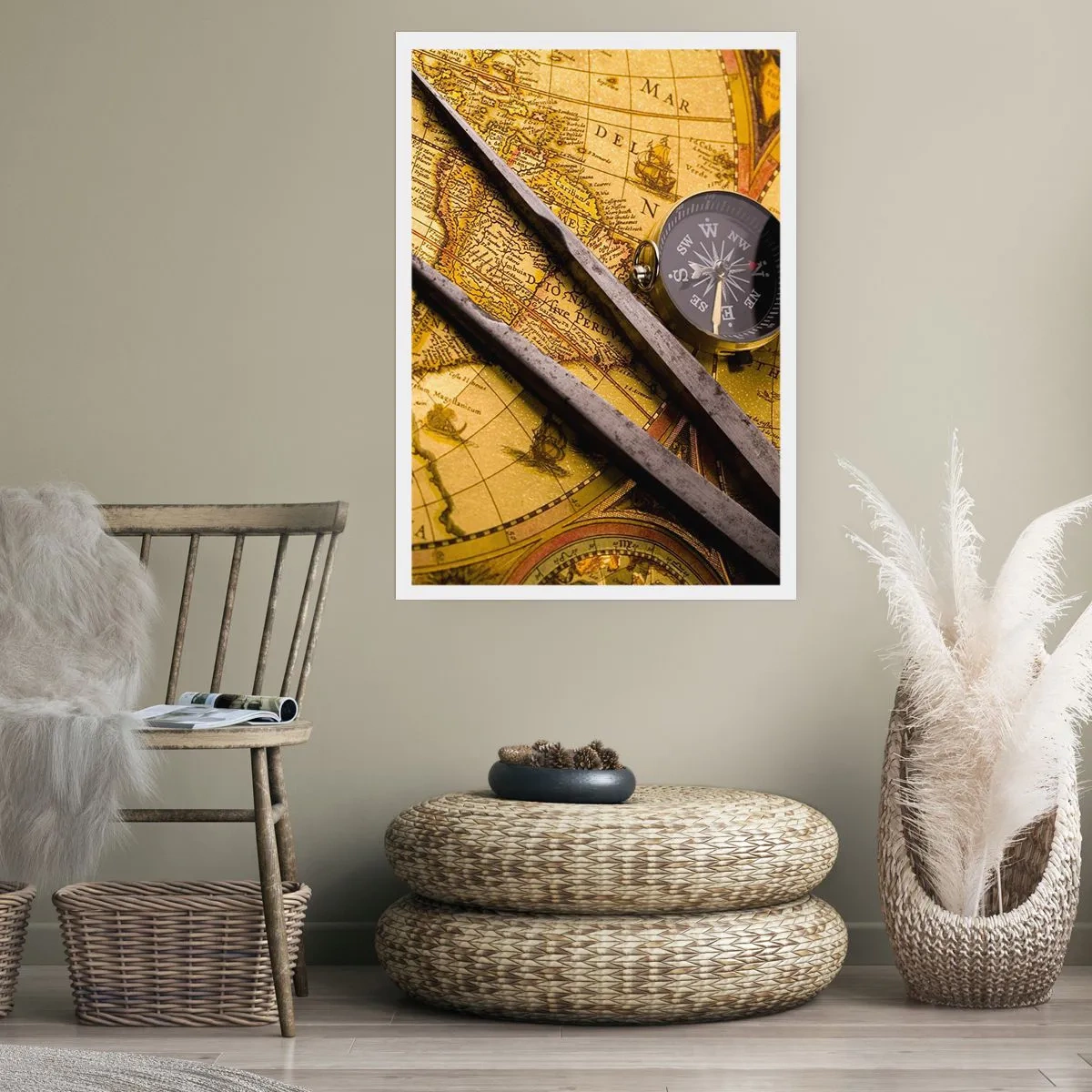 Affiche - Poster - Où sont ces trésors? - 61x91 cm