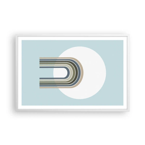 Affiche dans un cadre blanc - Poster - Attraction irrésistible - 91x61 cm