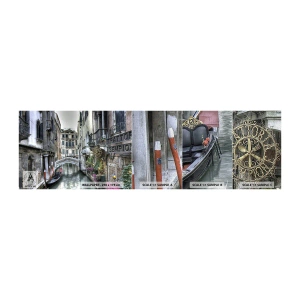 Échantillon de Papier Peint Premium Canvas - Pendant des siècles dans une réflexion silencieuse - Venise, Ville, Architecture - 100x30 cm