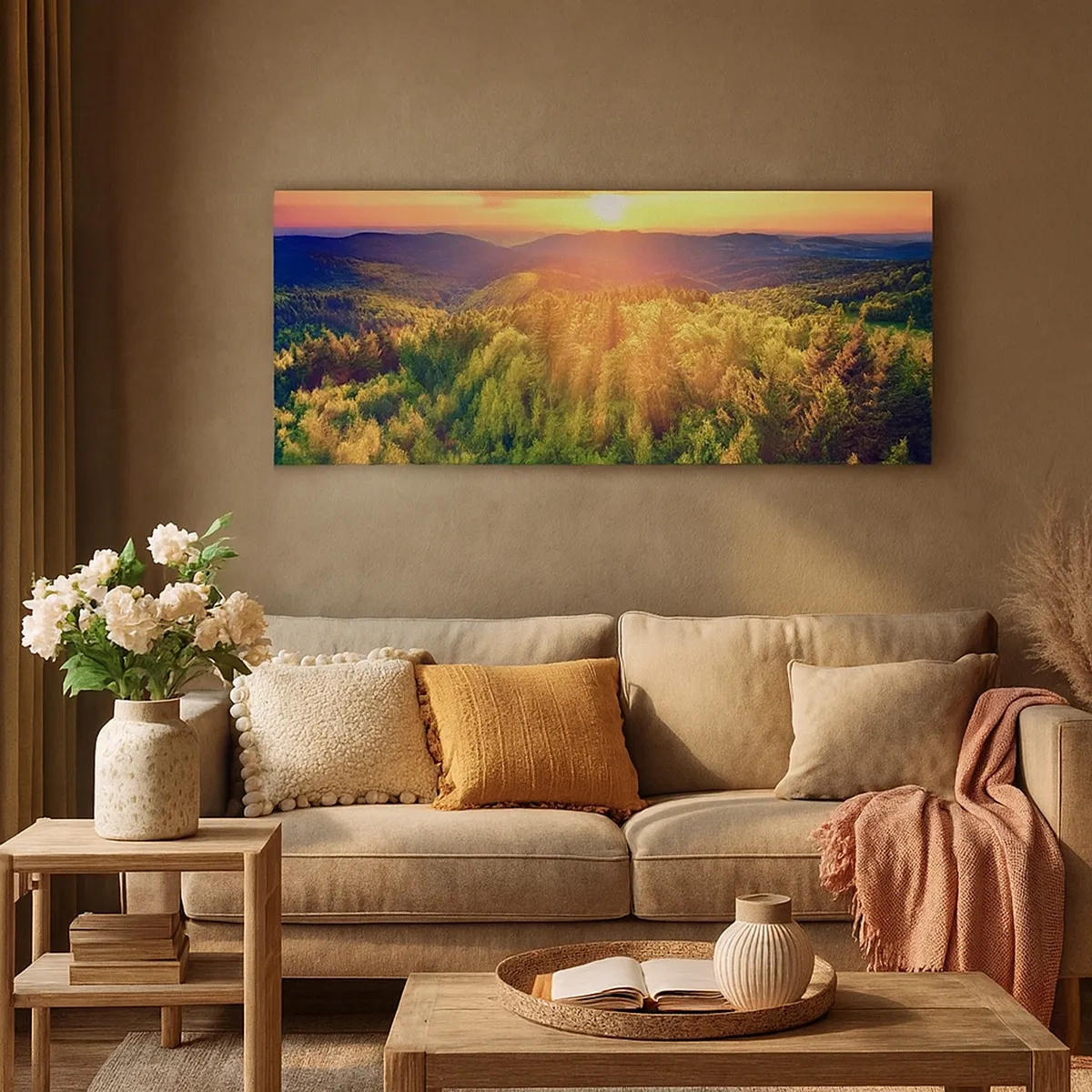 Impression sur toile - Image sur toile - Monts et sommets - 30x30 cm