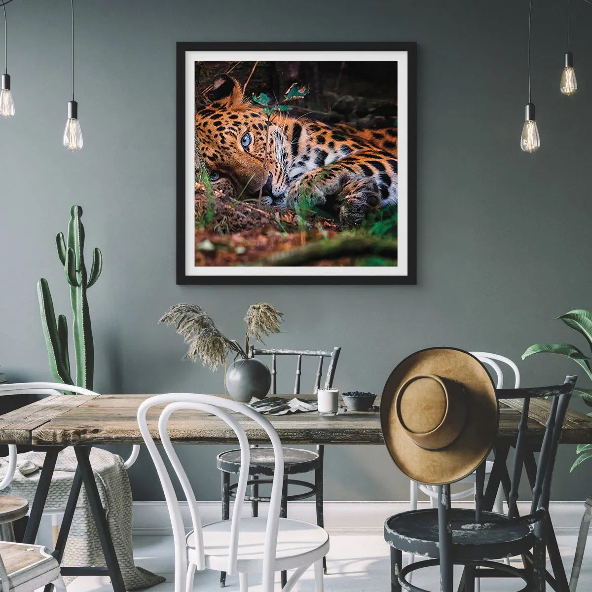 Affiche dans un cadre noir - Poster - Fais-moi confiance - 30x30 cm