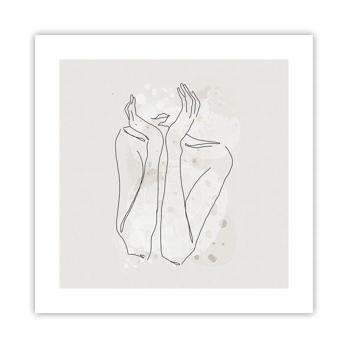 Affiche - Poster - Instant de rêve - 40x40 cm