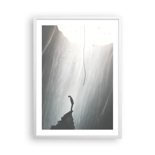 Affiche dans un cadre blanc - Poster - Il y a toujours une issue - 50x70 cm