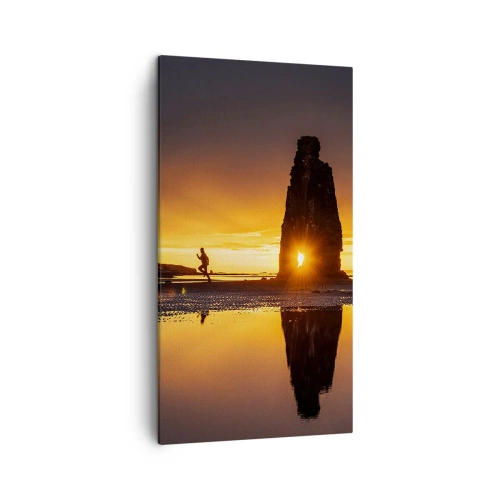 Impression sur toile - Image sur toile - Juste vous et la nature - 45x80 cm