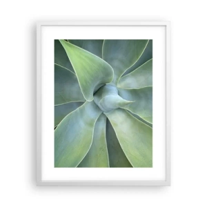 Affiche dans un cadre blanc - Poster - La naissance de la verdure - 40x50 cm