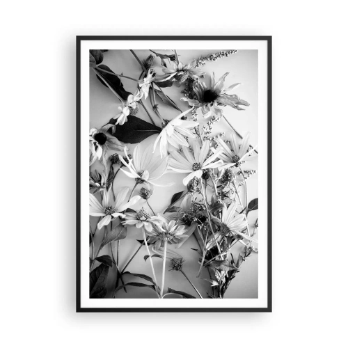 Affiche dans un cadre noir - Poster - Non-un bouquet de fleurs - 70x100 cm