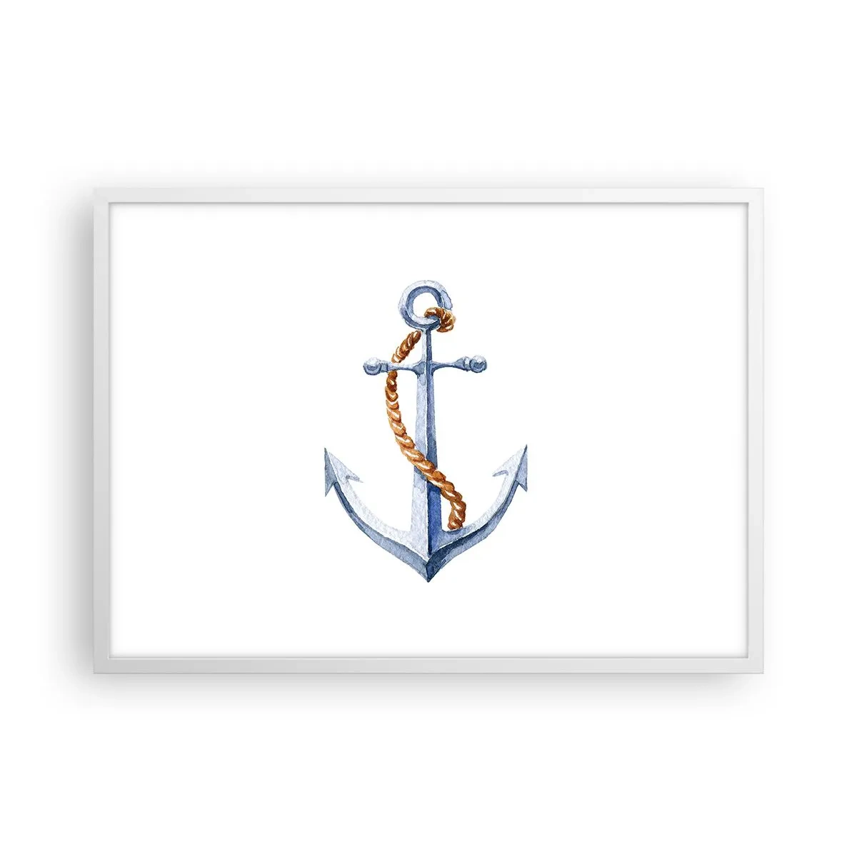 Affiche dans un cadre blanc - Poster - Ah l'aventure ! - 70x50 cm