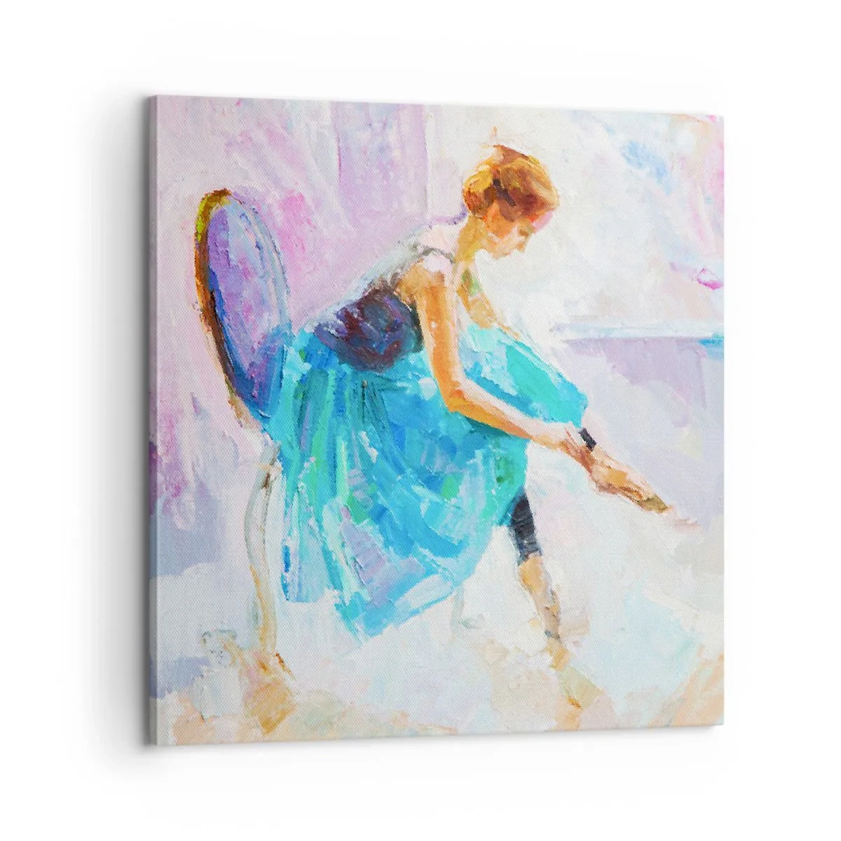 Impression sur toile - Image sur toile - Grâce ineffable, charme subtil - 60x60 cm