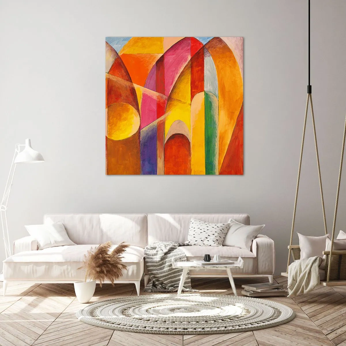 Impression sur toile - Image sur toile - Cathédrale du soleil - 30x30 cm