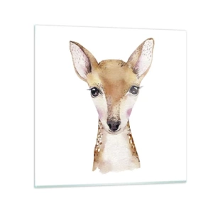 Impression sur verre - Image sur verre - L'innocence de la nature - 30x30 cm