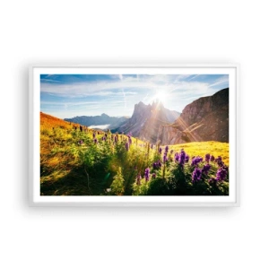 Affiche dans un cadre blanc - Poster - La vie secrète des herbes - 91x61 cm