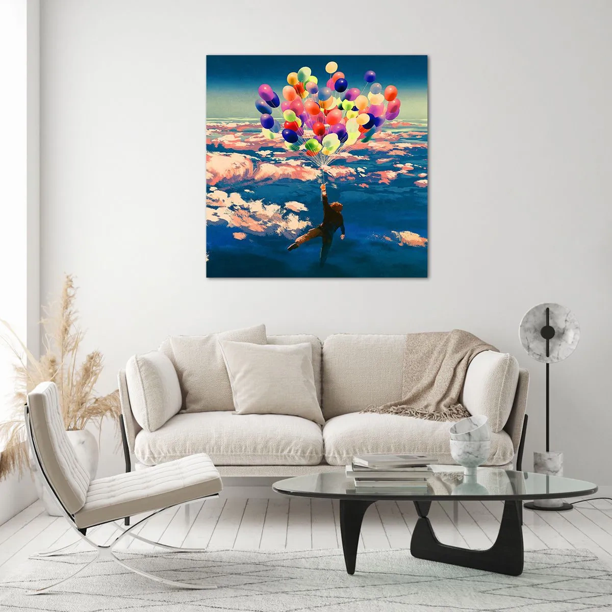 Impression sur verre - Image sur verre - Un rêve d'enfant devenu réalité - 30x30 cm