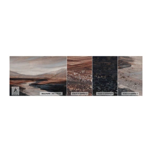 Échantillon de Papier Peint Premium Canvas - Une vallée tranquille - Paysage, Paysage, Morceau - 100x30 cm