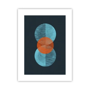 Affiche - Poster - Composition symétrique - 30x40 cm