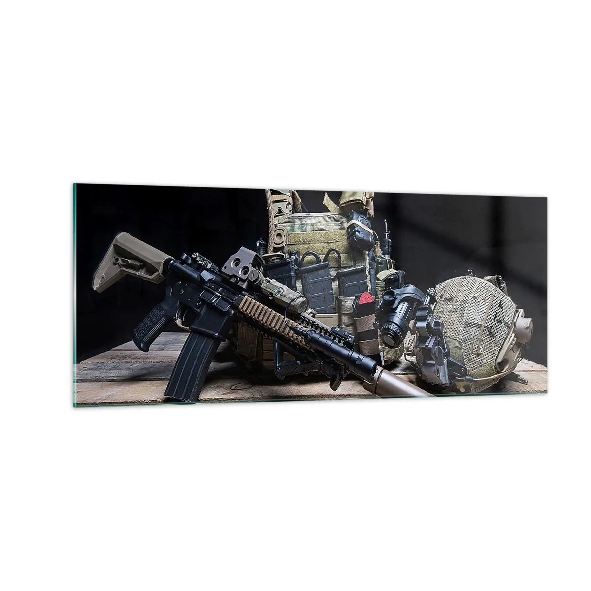 Impression sur verre - Image sur verre - Se reposer! - 100x40 cm