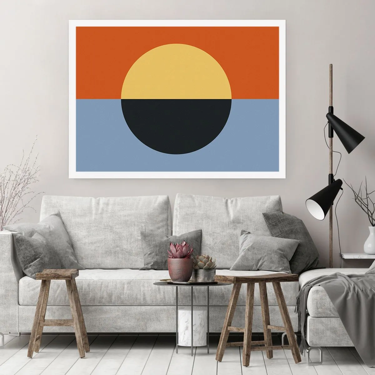 Affiche - Poster - Composition de chaleur et de fraîcheur - 91x61 cm