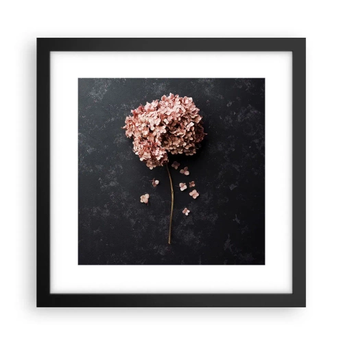 Affiche dans un cadre noir - Poster - Un signe vraiment romantique - 30x30 cm