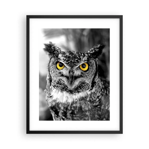 Affiche dans un cadre noir - Poster - Rien ne se cachera - 40x50 cm