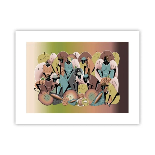 Affiche - Poster - De grandes fêtes arrivent - 40x30 cm