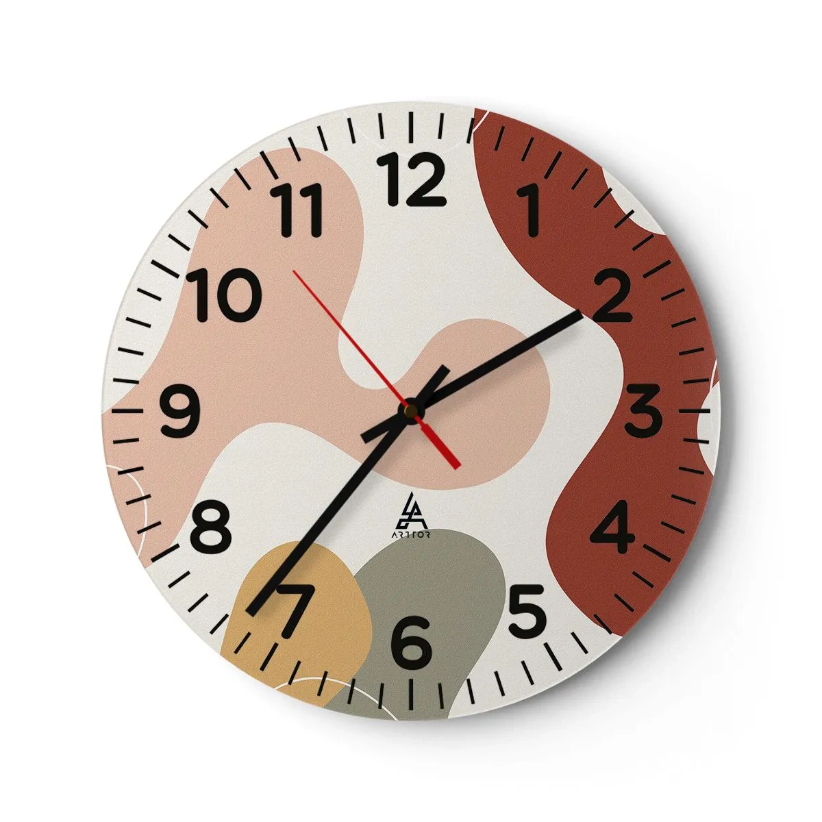 Horloge murale - Pendule murale - Entrelac - 40x40 cm