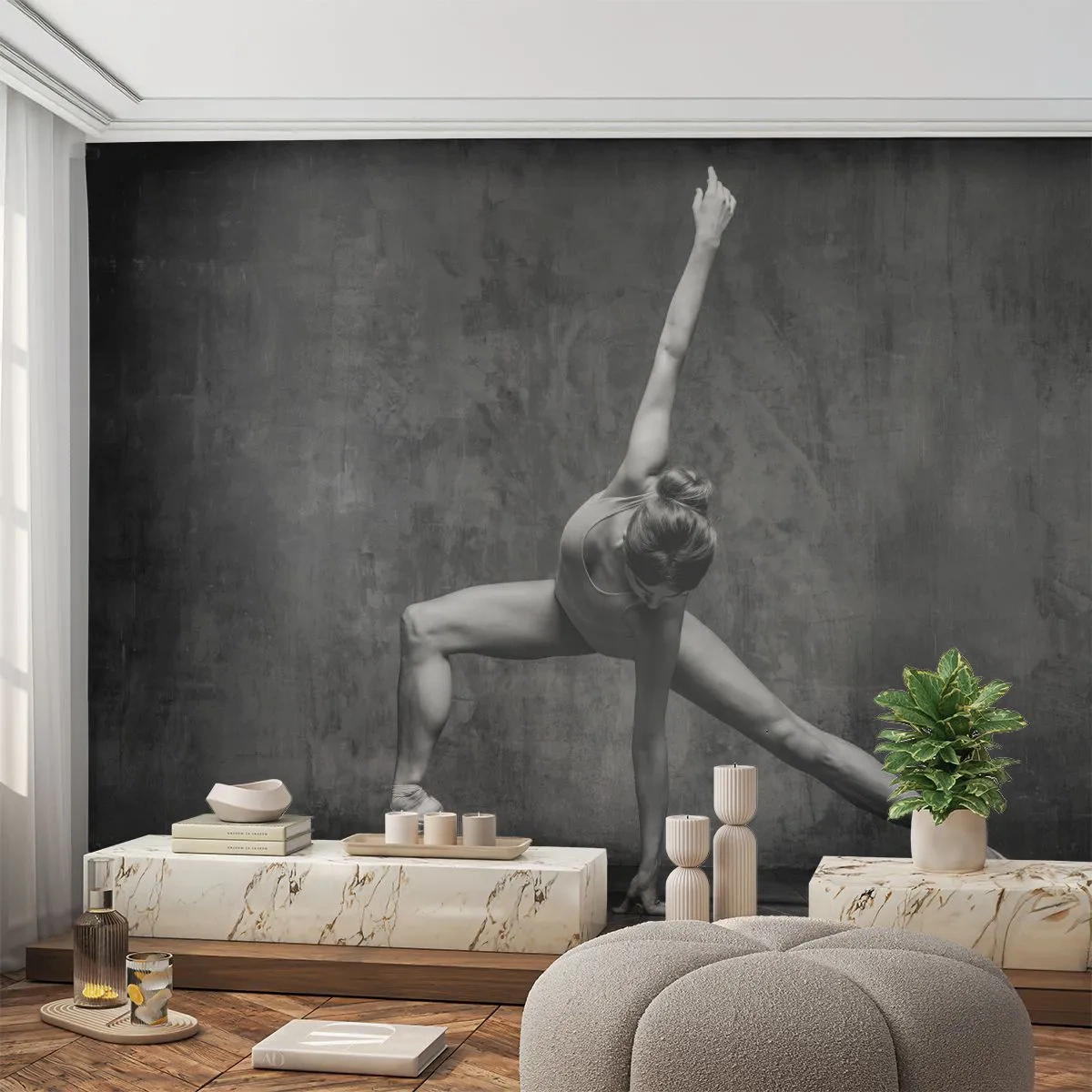 Papier Peint Autocollant Deluxe Sticker - Balance idéale - Gymnastique, Ballet, Danse - 250x175 cm