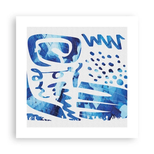 Affiche - Poster - Retour aux racines - 40x40 cm