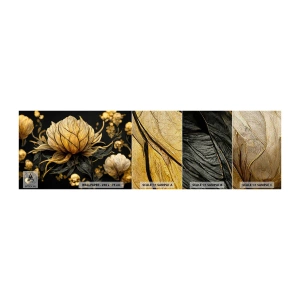Échantillon de Papier Peint Premium Sand - Fragilité subtile - Fleur, Art Déco, Charme - 100x30 cm