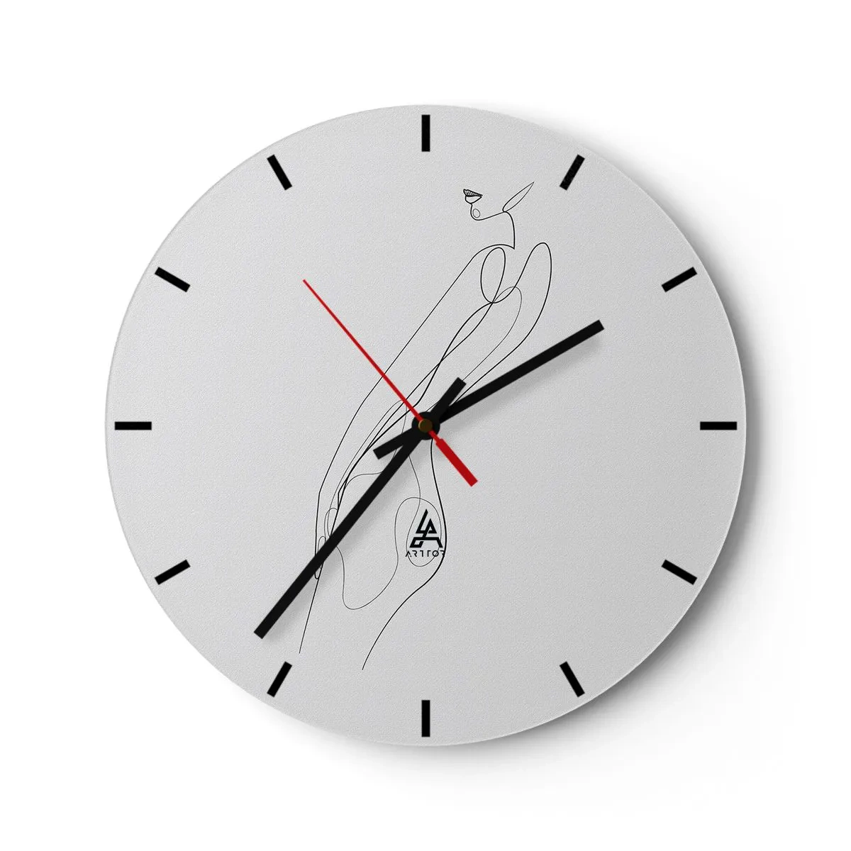 Horloge murale - Pendule murale - Juste une promesse - 40x40 cm