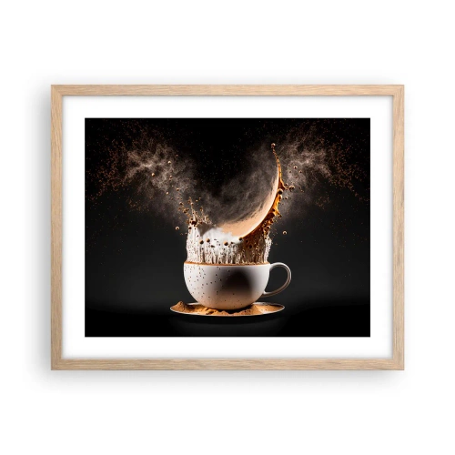 Affiche dans un chêne clair - Poster - Une explosion de saveur - 50x40 cm